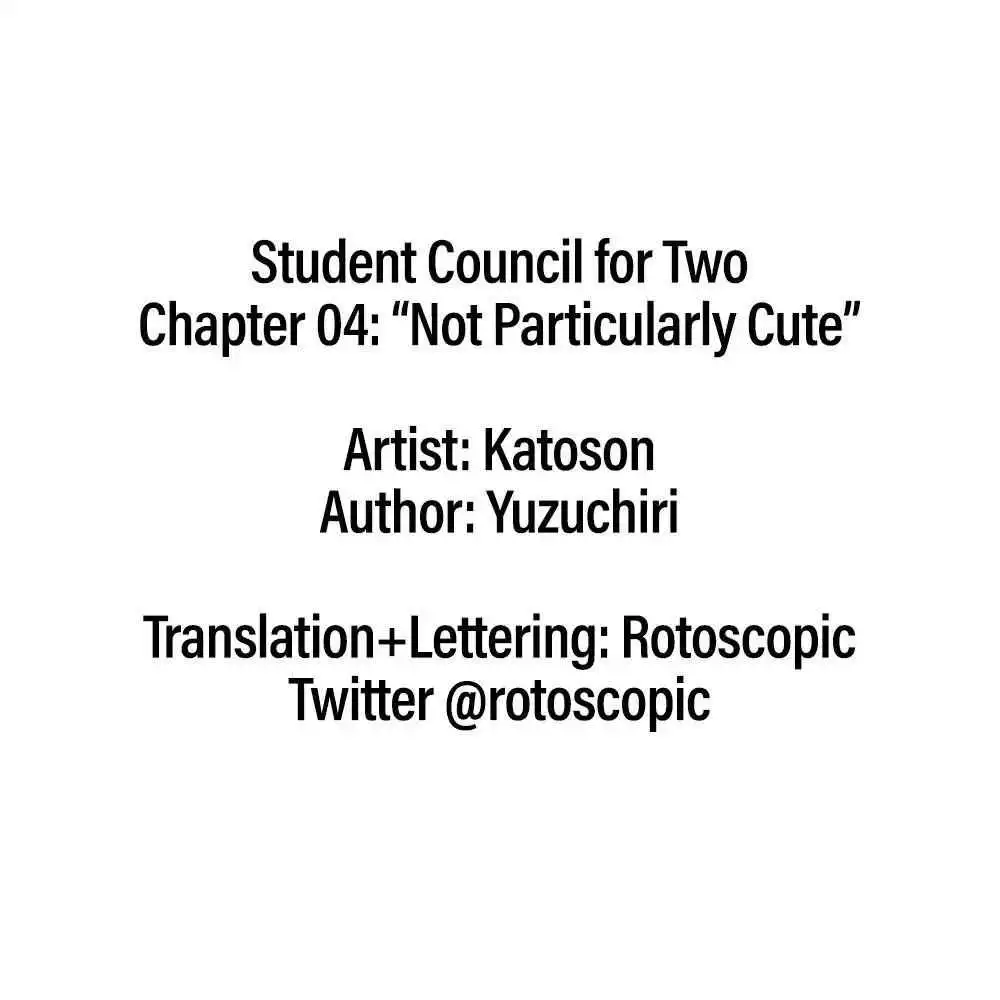 Student Council For Two [ALL CHAPTERS] Chapter 4 6